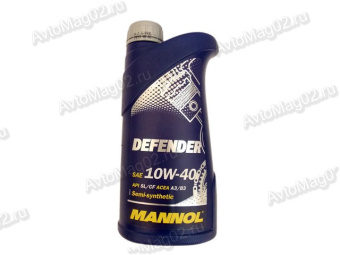 MANNOL Stahlsynt  Defender 10W-40 (п/с)  1л API SL/CF MB 229.1  VW 505.00/501.00