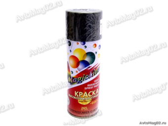 Краска (эмаль) аэрозоль MagicLine 400мл термостойкая (до 600С)  серебристая  (610)