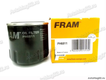 Фильтр масляный FRAM  PH 6811    Accent,  Getz,  Sonata,  Mitsubishi    (SM 121)