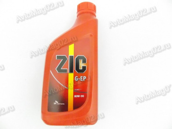 ZIC 80W-90 G-EP GL-4  полусинтетическое  трансмиссионное масло  1л