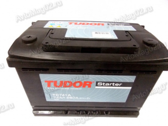 Аккумулятор 74 А*ч TUDOR Starter EN 680А (п.п.)