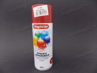 Краска (эмаль) аэрозоль MagicLine 450мл  вишневая  (140)