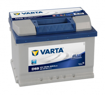 Аккумулятор  60 А*ч  VARTA  Blue Dynamic  EN 540А 560409  (о.п.)