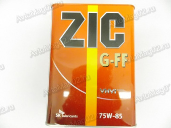Масло трансмиссионное ZIC 75W-85 G-FF GL-4  полусинтетическое  трансмиссионное масло  4л