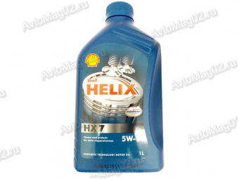 Масло моторное Shell Helix HX7  5W-30 п/синт (синий)   1л