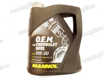 MANNOL   O.E.M. for CHEVROLET OPEL 5W30(синт)  4л