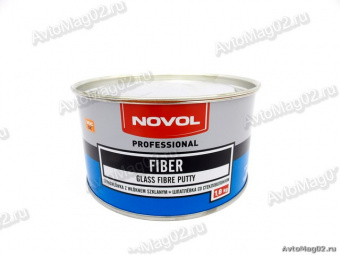 Шпатлевка NOVOL  Fiber   1,8кг  со стекловолокном