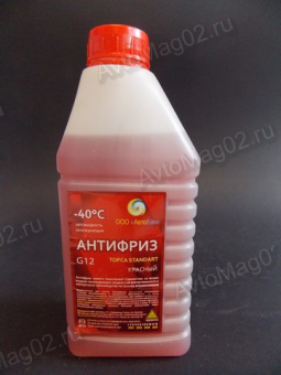 Антифриз АвтоБан G12 -40C  красный    1кг