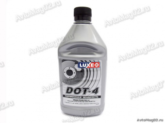 Тормозная жидкость  LUXE  DОТ-4  410г  (серебр. канистра)