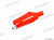 Клемма зажим "крокодил"  46мм  красный (+)   изолир. полностью от интернет-магазина avtomag02.ru