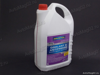 Антифриз RAVENOL  -40 С*, G-12 красный готовый  5л