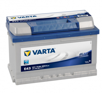 Аккумулятор 72 А*ч VARTA Blue Dynamic EN 680А 572409  (о.п.)