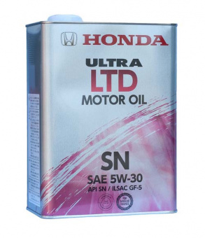 Моторное масло HONDA Ultra LTD  5W-30 SN (синт.)  4л
