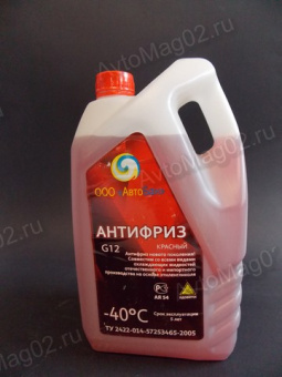 Антифриз АвтоБан G12 -40C  красный    4,2кг