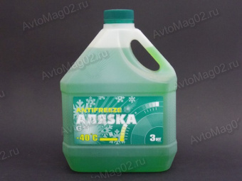 Антифриз АЛЯСКА G11 -40C зеленый    3кг