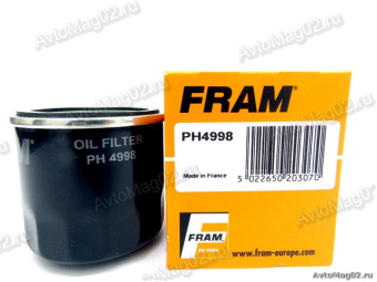 Фильтр масляный FRAM PH 4998  Nissan, Kia, Mazda, Subaru  (SM 134)