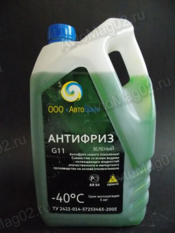 Антифриз АвтоБан G11 -40C  зеленый    4,2кг
