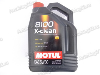 MOTUL 8100  X-clean  5W-30 (C3) (синт)   5л