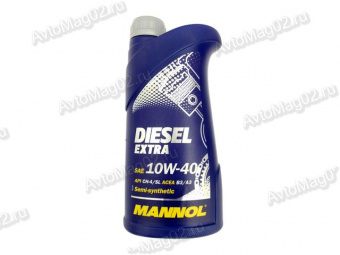MANNOL Diesel Extra 10W-40 (п/с)   1л VW-Norm 502.00/505.00   Porsche approved