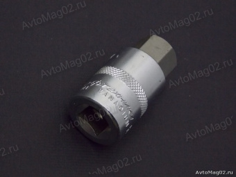Головка с вставкой 1/2"  Шестигранник  19 х 55мм    625019 Дело Техники