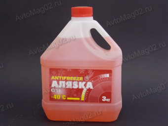 Антифриз АЛЯСКА G11 -40C красный   3кг