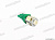 Лампа безцокольная 12В  5 Вт (W2.1x9.5d, W5W СВЕТОДИОД)  T10 5led-SMD зелёная RS-510 GR от интернет-магазина avtomag02.ru
