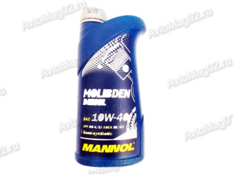 MANNOL MOLIBDEN Diesel 10W-40 (п/с)  1л API CG-4/SJ ACEA E2/B3/A2