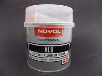 Шпатлевка NOVOL  Alu   0,75кг с алюминиевой пылью