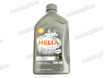 Масло моторное Shell Helix Ultra  5W-40 SN  синтетика (серый)   1л