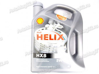 Масло моторное Shell Helix HX8 5W-30 (синт) (серый)   4л
