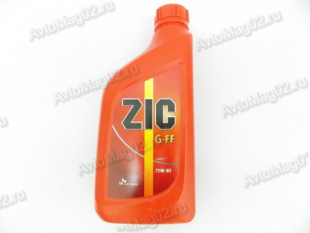 Масло трансмиссионное ZIC 75W-85 G-FF GL-4  полусинтетическое  трансмиссионное масло  1л