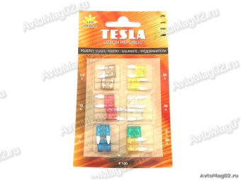 Предохранитель штекерный MINI с LED-индик. TESLA FNL  F130  (блист. 12шт)