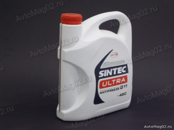 Антифриз SINTEC  ULTRA -45 С*, G-11 Красный 5л