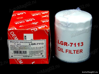 Фильтр масляный LANCER IX 1.3L,1.6L,1.8L  LANCER X 1.8L,2.0L   LGR-7113