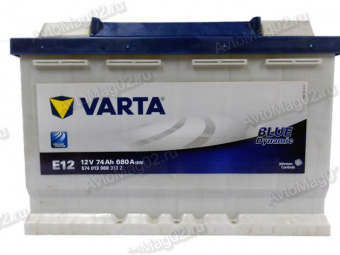Аккумулятор 74 А*ч VARTA Blue Dynamic EN 680А 574013  (п.п.)