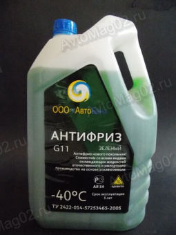 Антифриз АвтоБан G11 -40C  зеленый    8,5кг