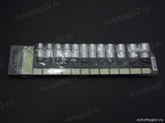 Набор головок  12 предм.  Дело Техники  622121  (12-гран.)  1/2"