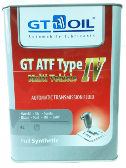 Масло трансмиссионное GT ATF T-IV Multivehicle  4л