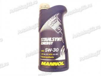 MANNOL Stahlsynt  Energy 5W-30 (п/с)  1л API SL/CF ACEA A3/B3