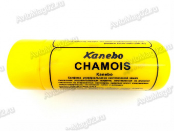 Замша протирочная в банке Kanebo/Tornado малая желтая (32x43см) CA-208