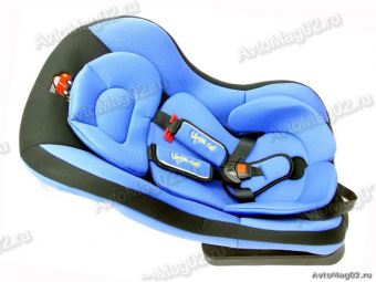 Кресло детское "PSV LittleCar" 9-18кг сине-чёрное 302B