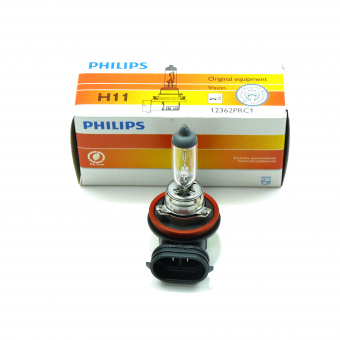 Лампа PHILIPS H11-12-55 +30% Vision